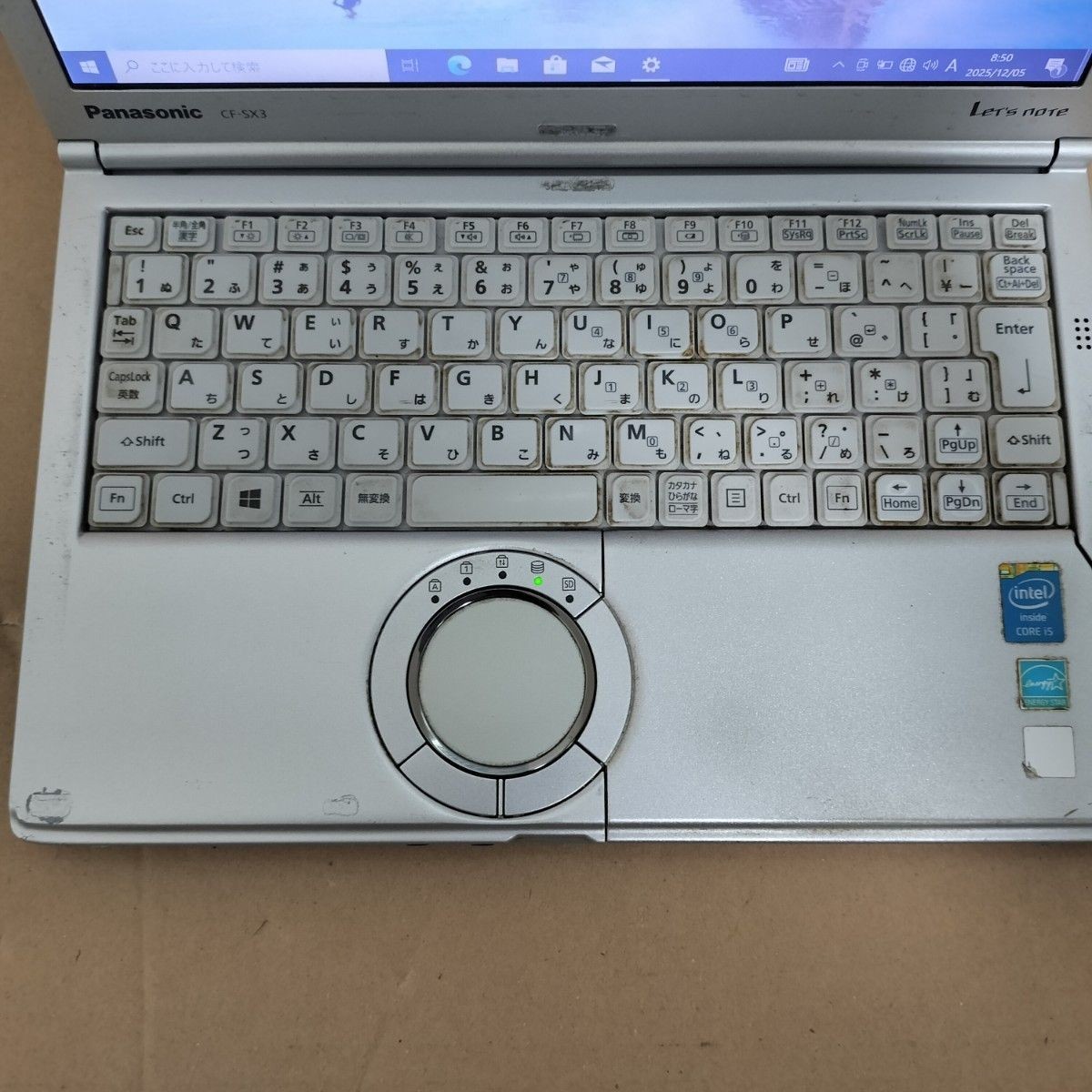 Panasonic Let’s Note CF-SX3 Core i5 4200U HDD:320gb Web Camera Used