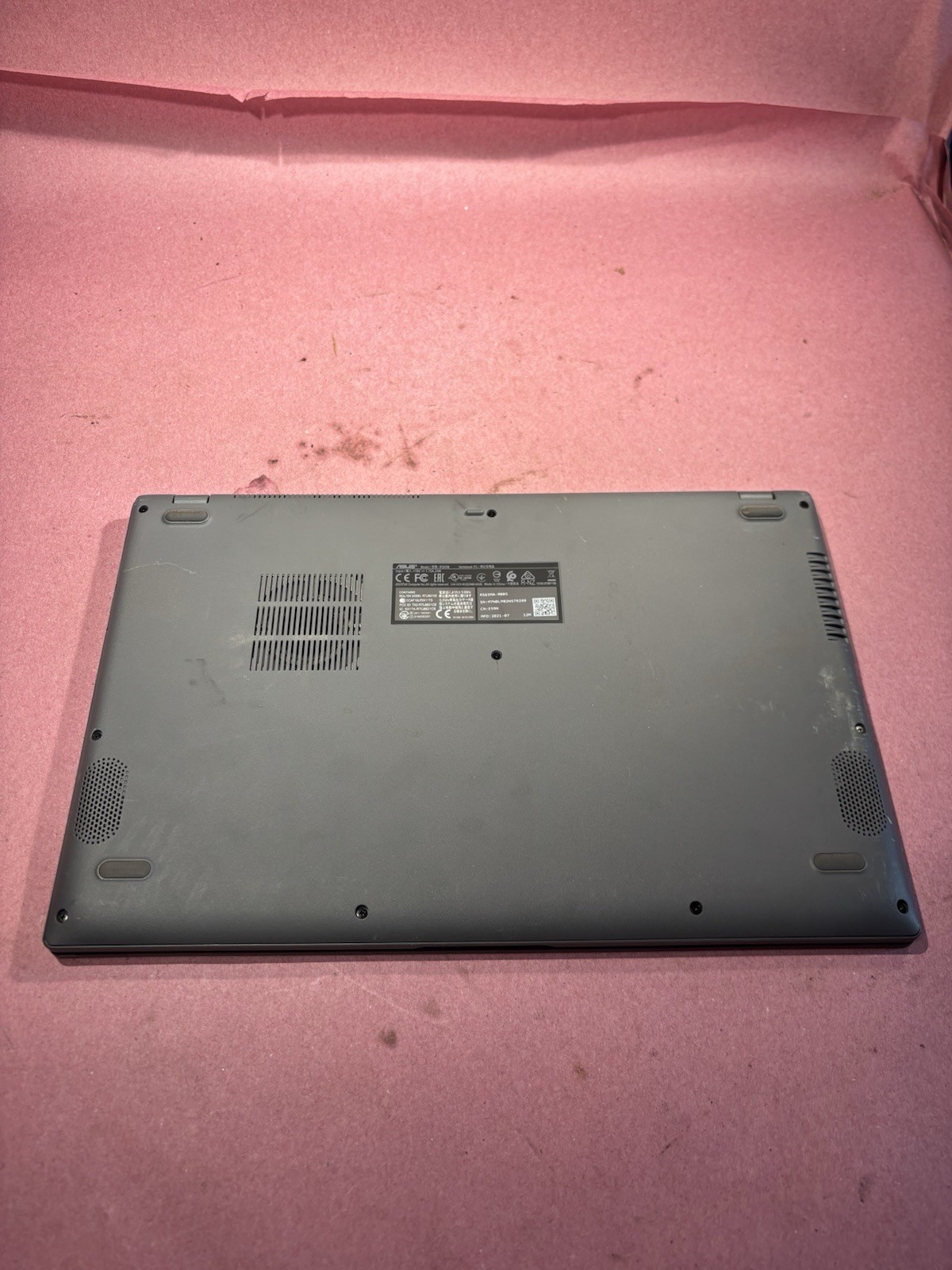 Asus R565M 15.6″ 2021 Intel Celeron N4020 1.1Ghz Gray Laptop Untested Bad Screen