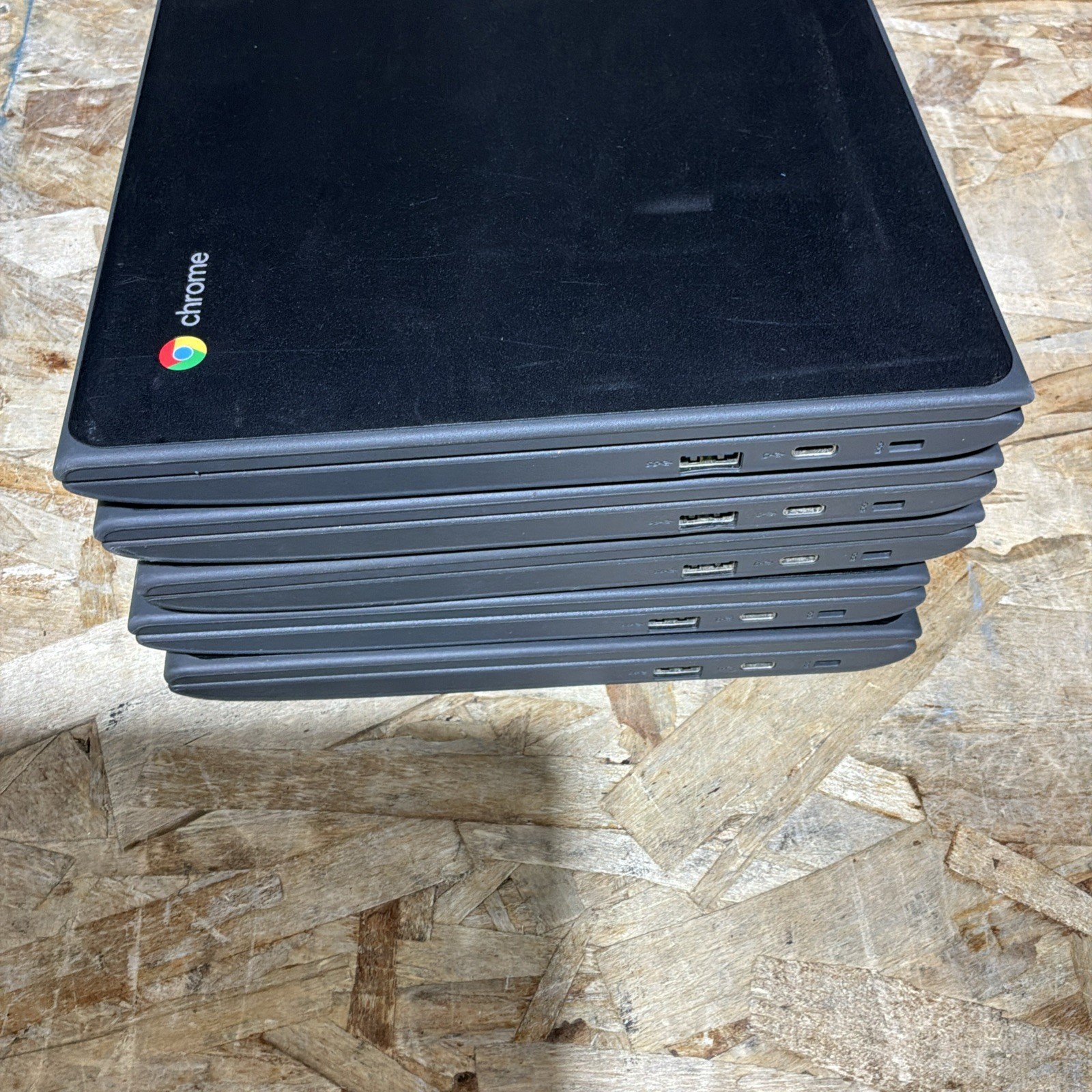 Lot Of 5! Lenovo Chromebook 100e 81ER 11.6″ Celeron N3350 4 GB RAM 16 GB eMMC