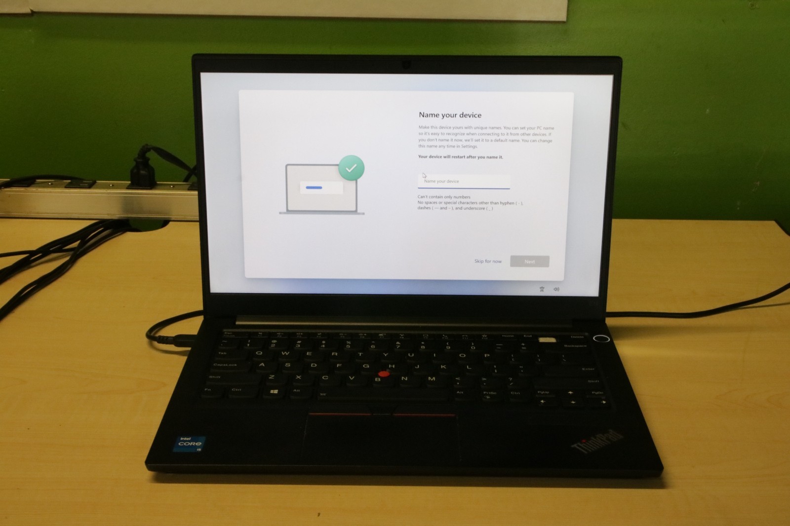 Lenovo ThinkPad E14 Gen 2 – i5-1135G7 – 256GB, 8GB, Windows 11 – Bad Battery/Key