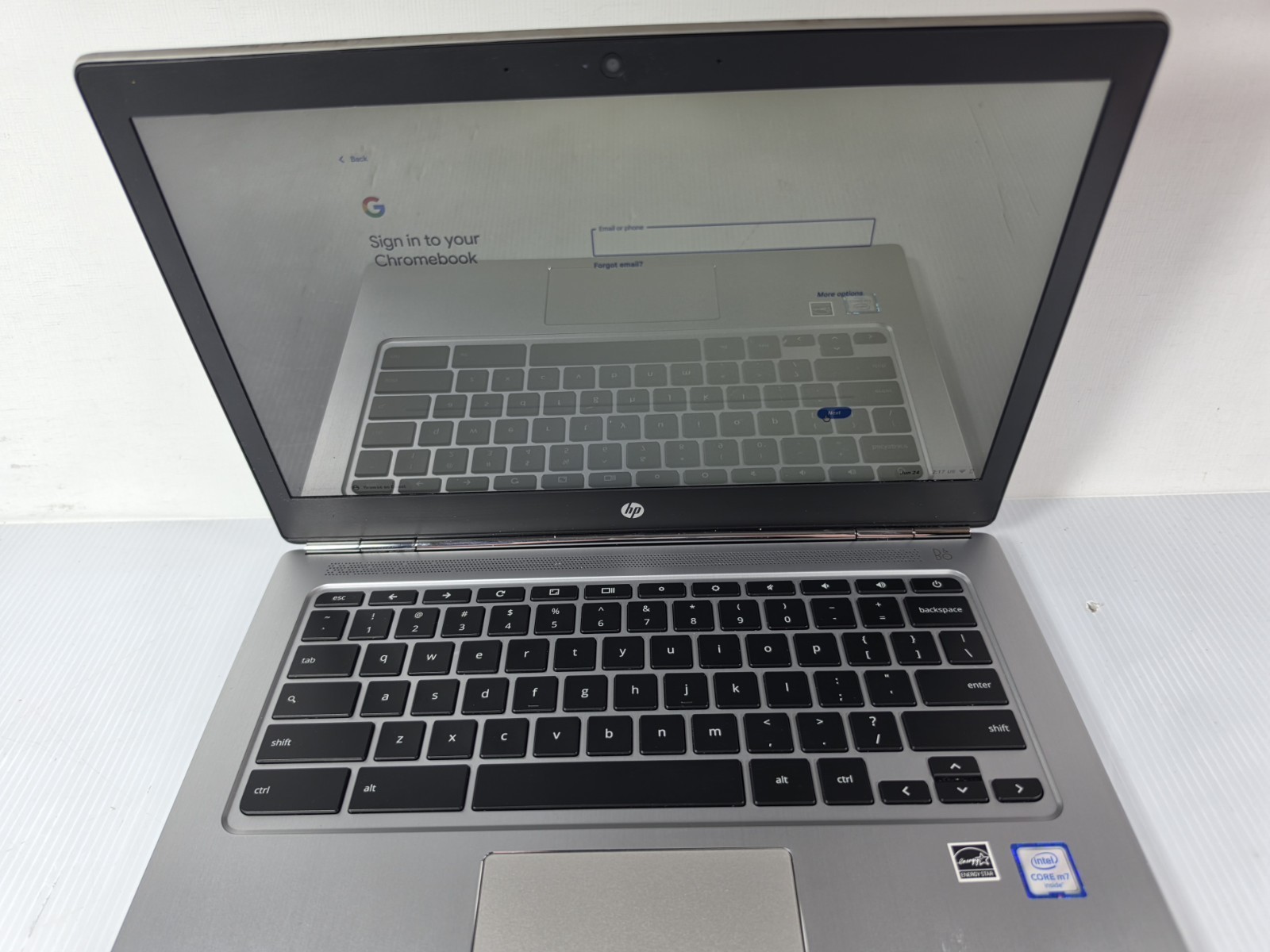HP Chromebook 13 G1 Core m7 16GB RAM 32GB SSD Premium Lightweight Laptop Ready