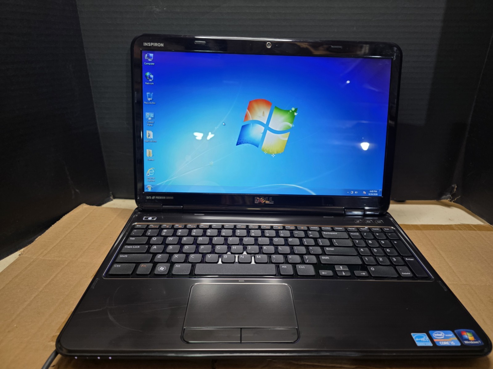 Dell Inspiron N5110 Windows 7 Ultimate Intel Core i5 6GB RAM 596GB HD Dead Batte