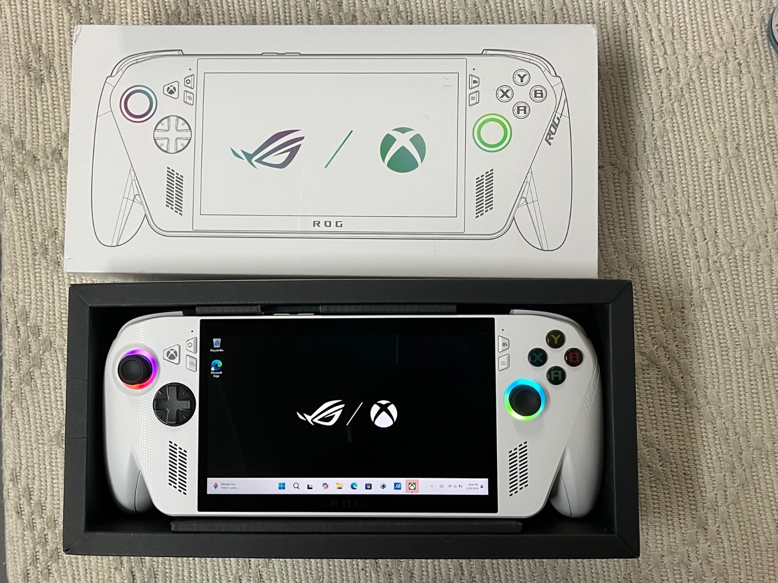 ASUS ROG XBOX Ally 7″ 120Hz Touchscreen Ryzen Z2 A 16GB RAM 512GB SSD