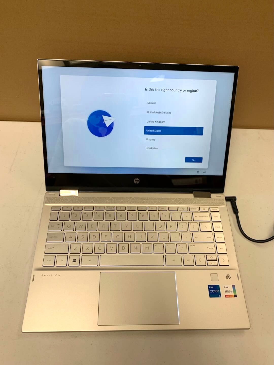 HP Pavilion x360 14-dw1010wm 2n1 Laptop 14″ FHD Touch, i5-1135G7,8GB,256GB 25-A6