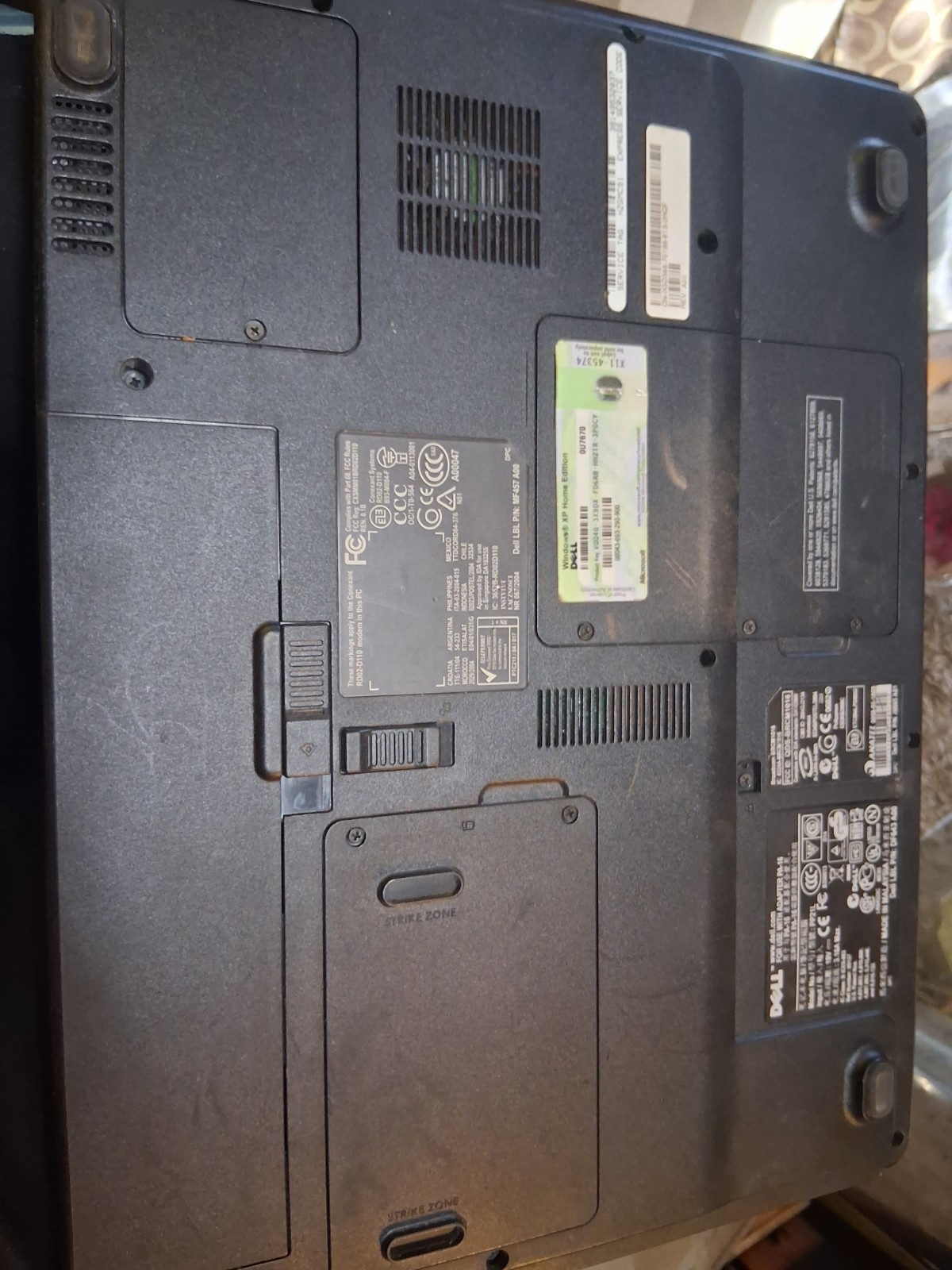 2 Computers Gateway 15.6” P5WS0 Laptop Intel & Dell Inspiron 1300 READ