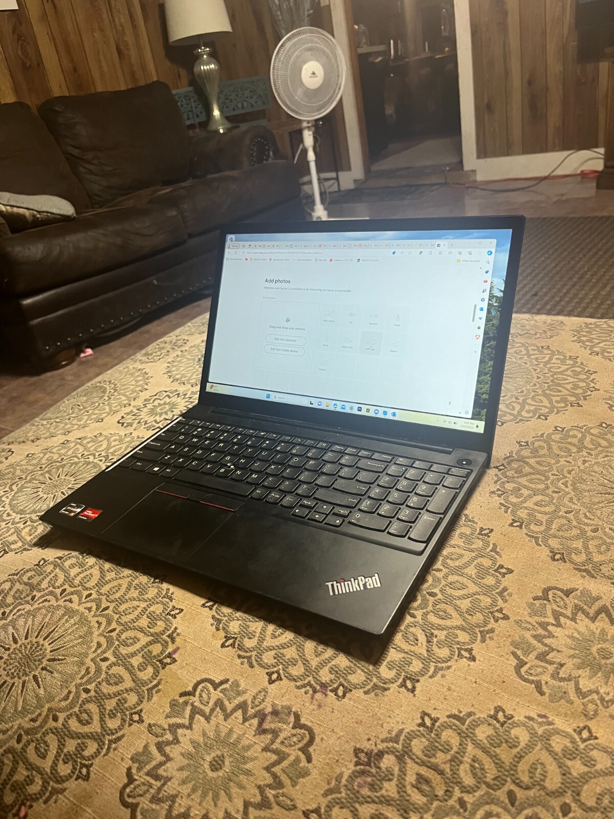 Lenovo ThinkPad E15 GEN3 14.6″ FHD win 11 pro – AMD Ryzen 5-5500U 8GBram – 256gb
