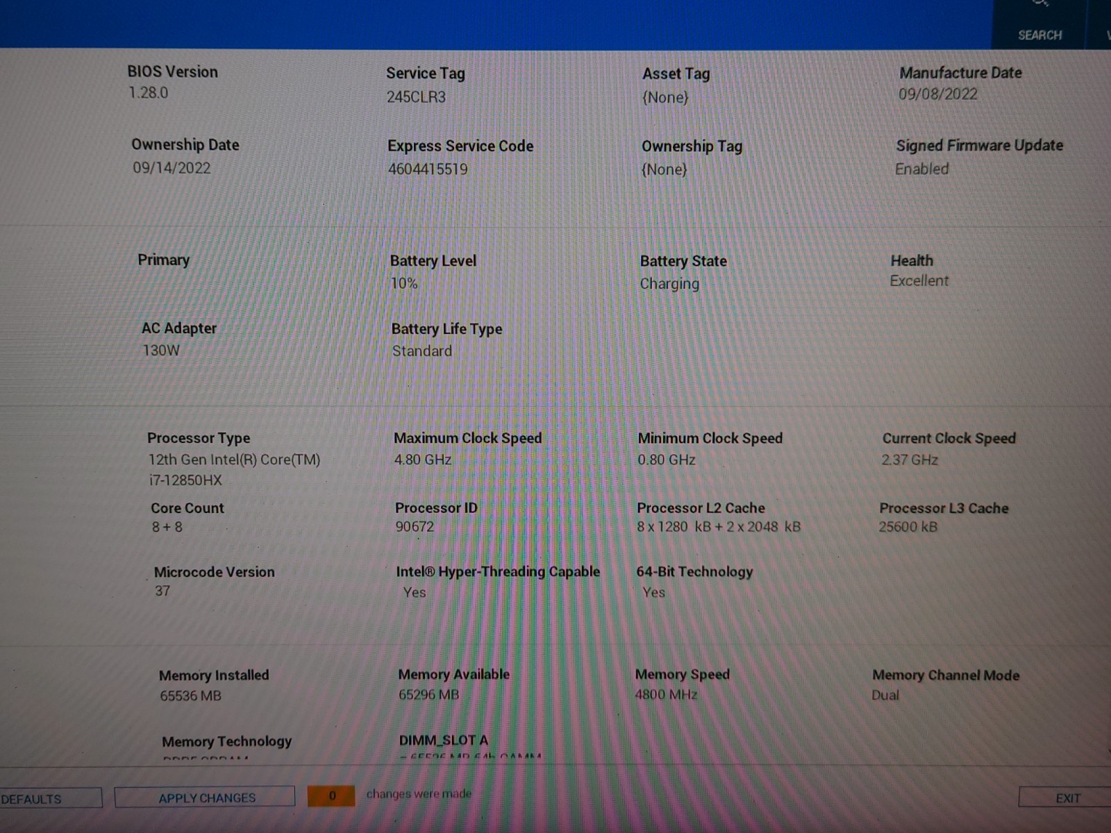 Dell Precision 7770 17.3″ FHD i7-12850HX 64GB RAM 1TB SSD NVIDIA RTX A1000 No OS