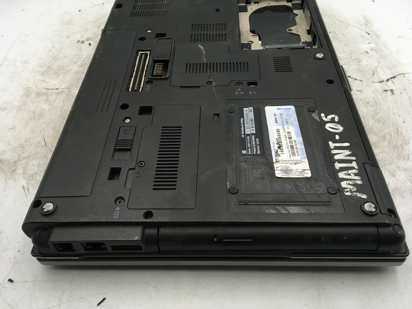 HP ELITEBOOK 8440P – BOOTS TO BIOS – INTEL CORE I5 M540 – 4GB RAM – READ – BB