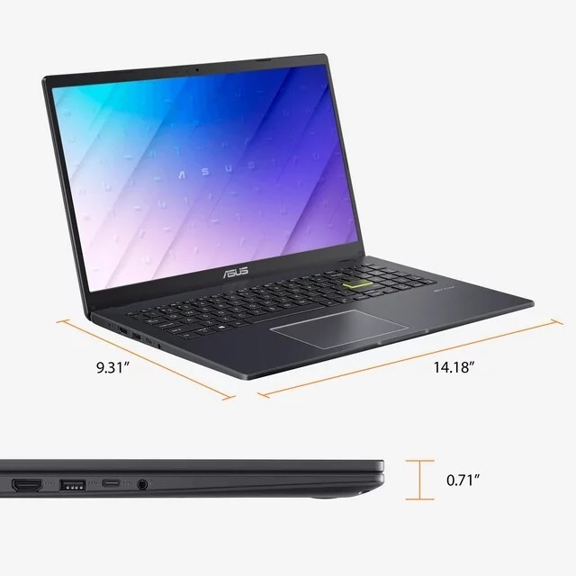ASUS 15.6″ FHD Laptop, Intel Pentium, 4GB RAM, 128GB eMM