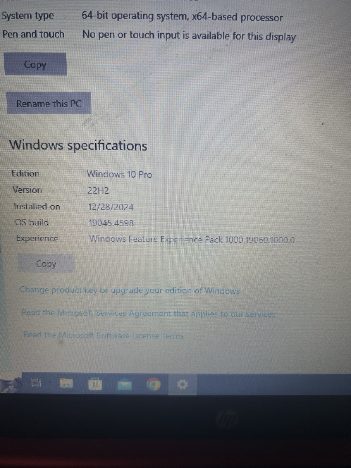 Lightly Used HP 15-DW1083WM Read Description.