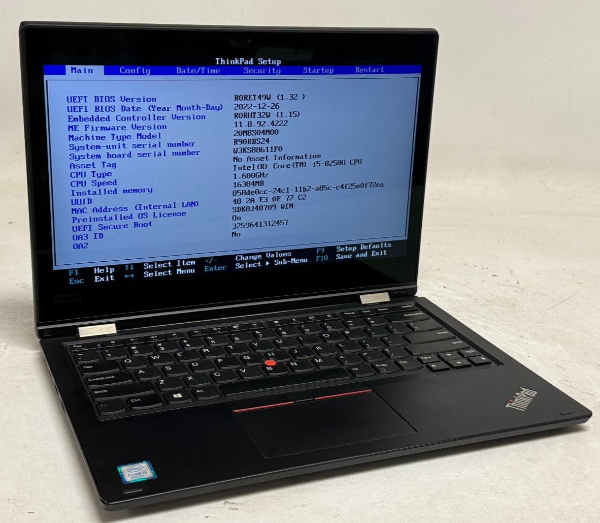 Lenovo ThinkPad L380 Yoga 2in1 (i5-8250u – 16GB RAM – 256GB SSD – Win11Home)