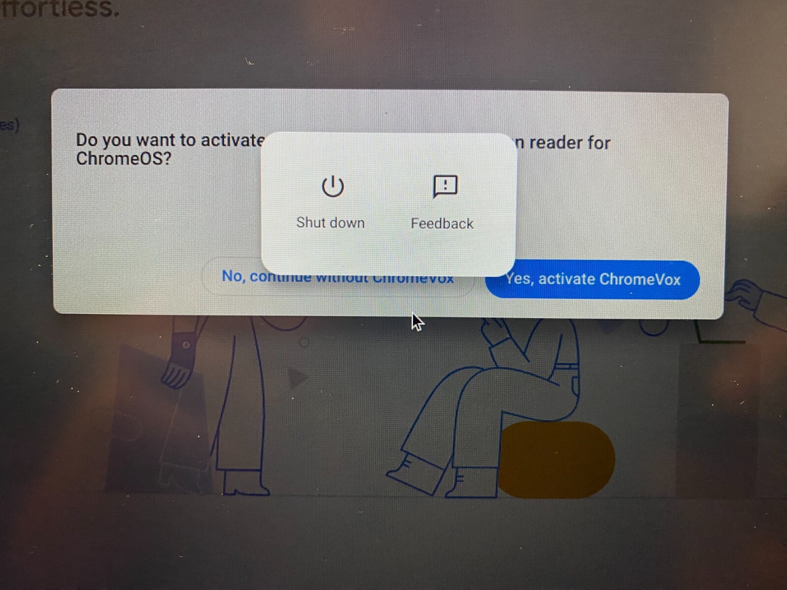 Acer Chromebook CB3-431-C7VZ (model: N16P1) reset to factory setting