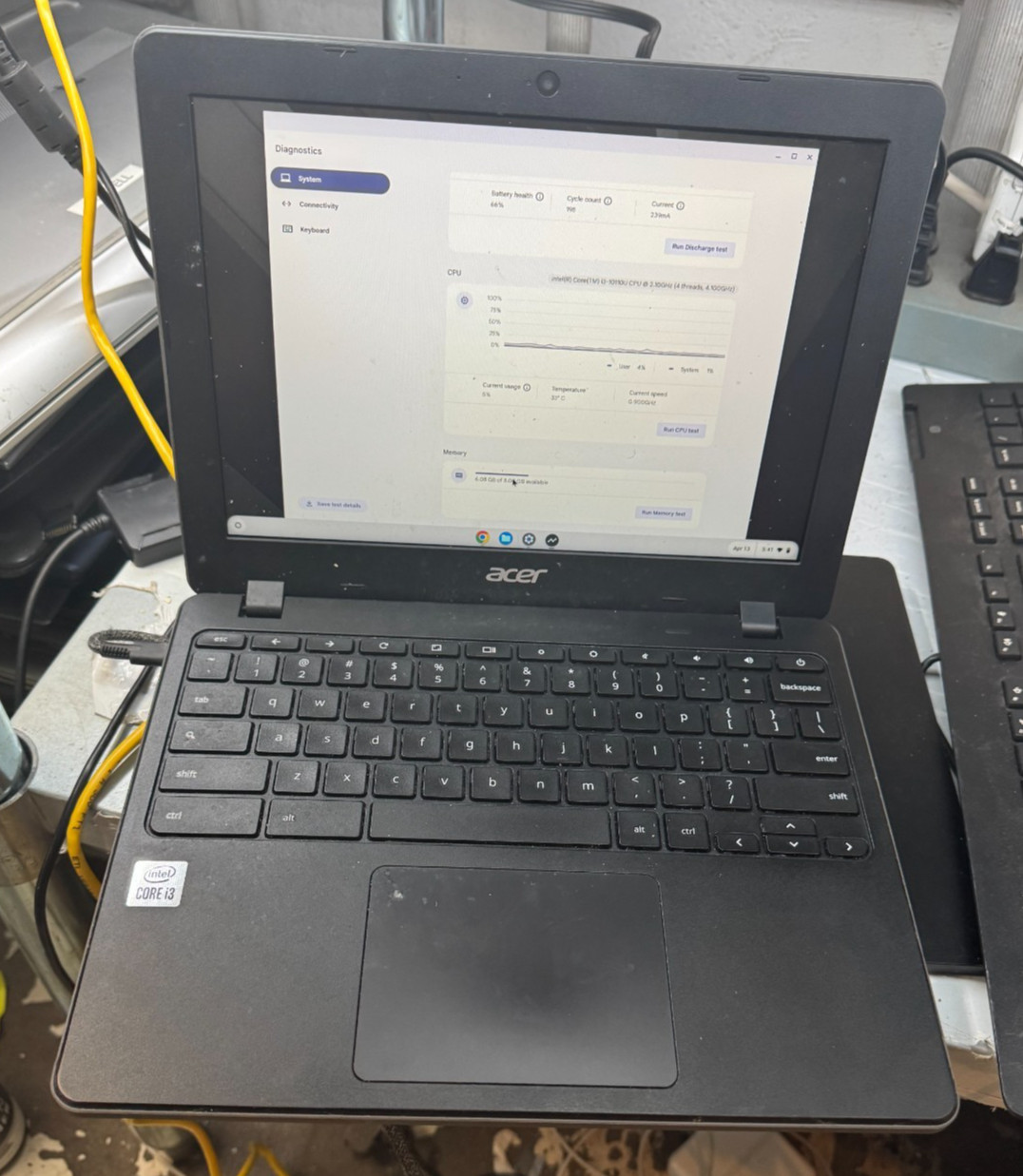 Acer Chromebook N19Q4 Core I3-10110U 8GB RAM 2.10GHz Laptop #5179