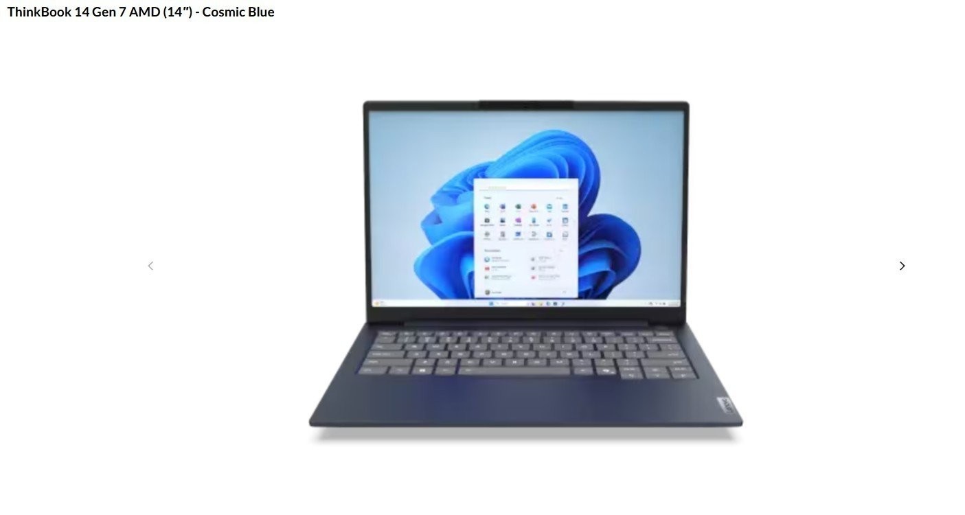 Lenovo ThinkBook 14 G7 ARP – 14″ – AMD Ryzen 7 – 7735HS – 16 GB RAM – 512 GB SSD