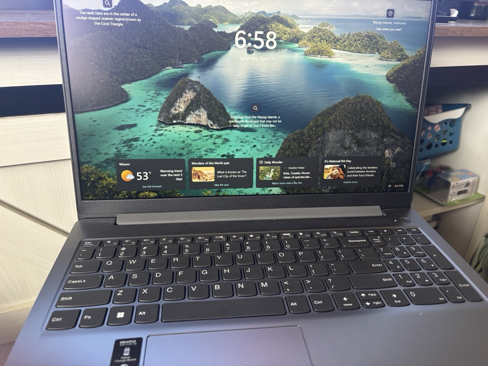 Lenovo Gray Notebook/Laptop HDMI USB 3.0 Ethernet Built-in Webcam