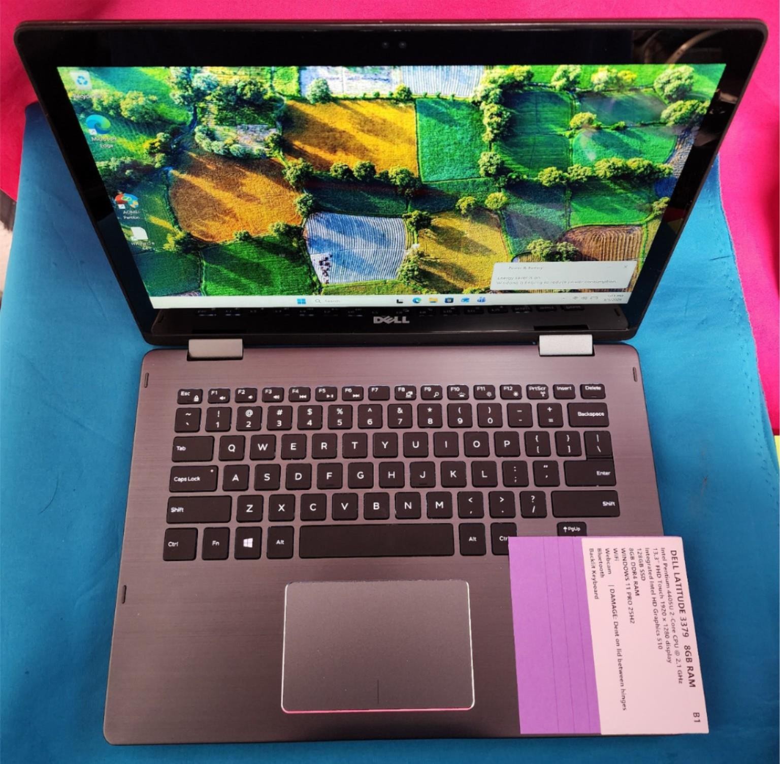 Touch Dell Latitude 3379 2-in-1 13.3″ Pentium 44005U RAM+SSD removed-Grade B1