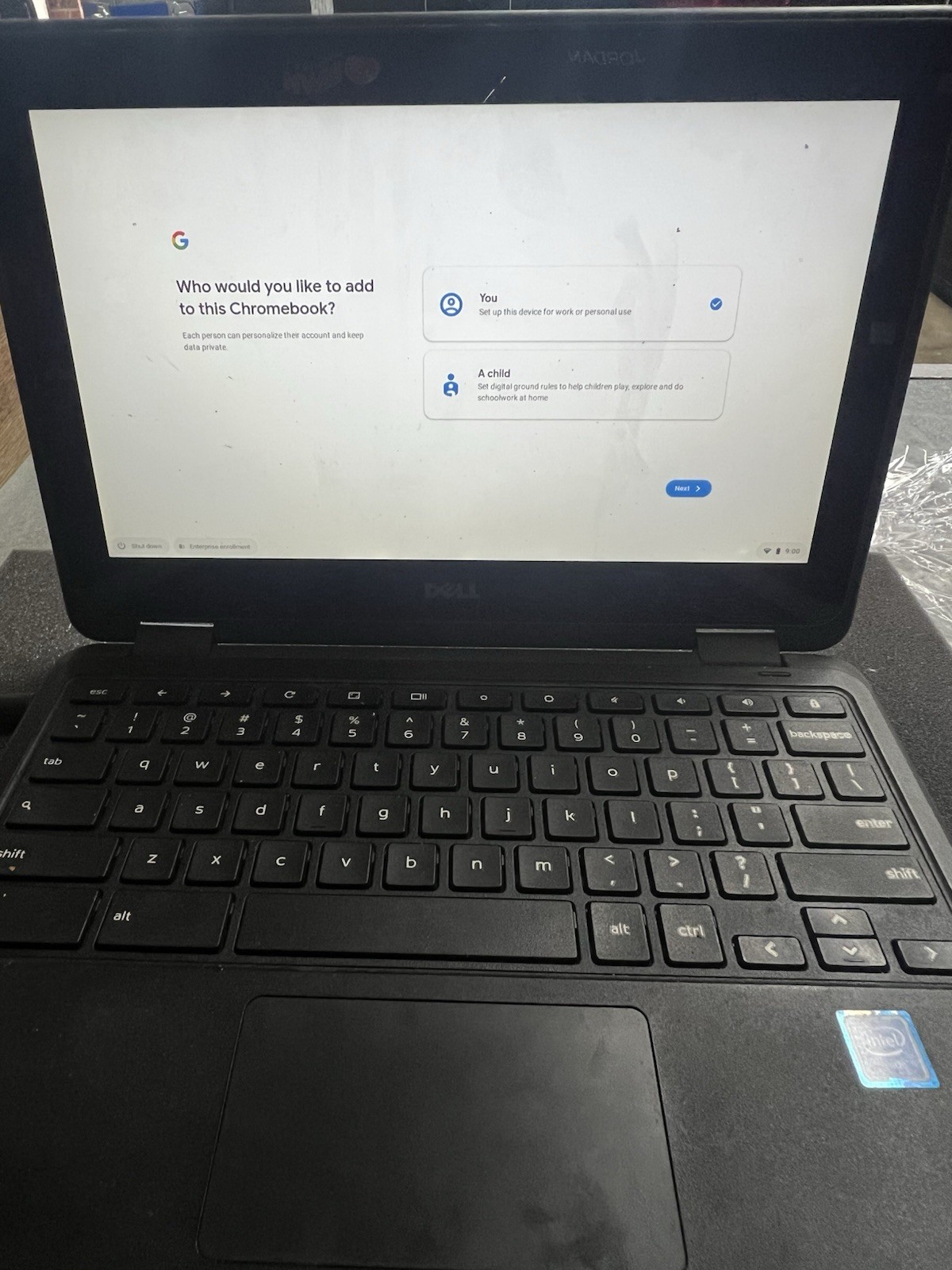 dell chromebook W Charger 4GB