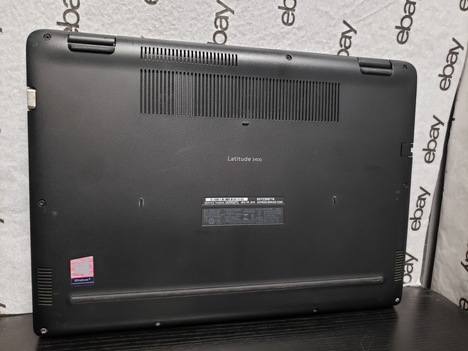 DELL LATITUDE 3400 15″ | i5-8265U@1.6GHz | 4GB RAM *NO HDD/OS/CHRGR*READ DESC*