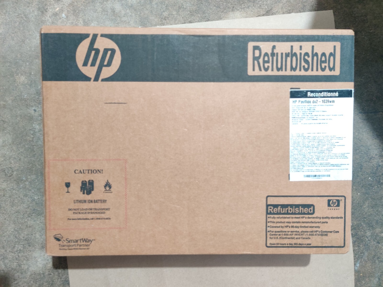 Sealed HP PAVILION dv2-1039wm 500GB HDD 12.1″