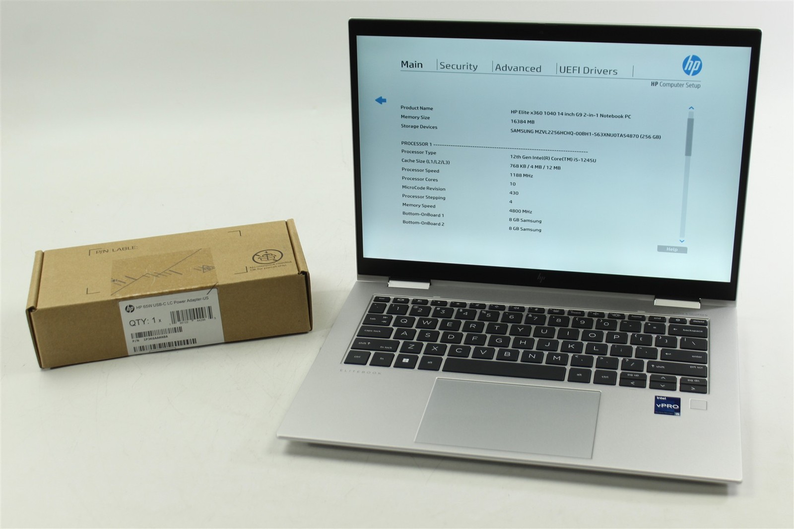 HP EliteBook x360 1040 G9 14″ i5-1245U 1.6GHz 256GB SSD 16GB RAM W11P