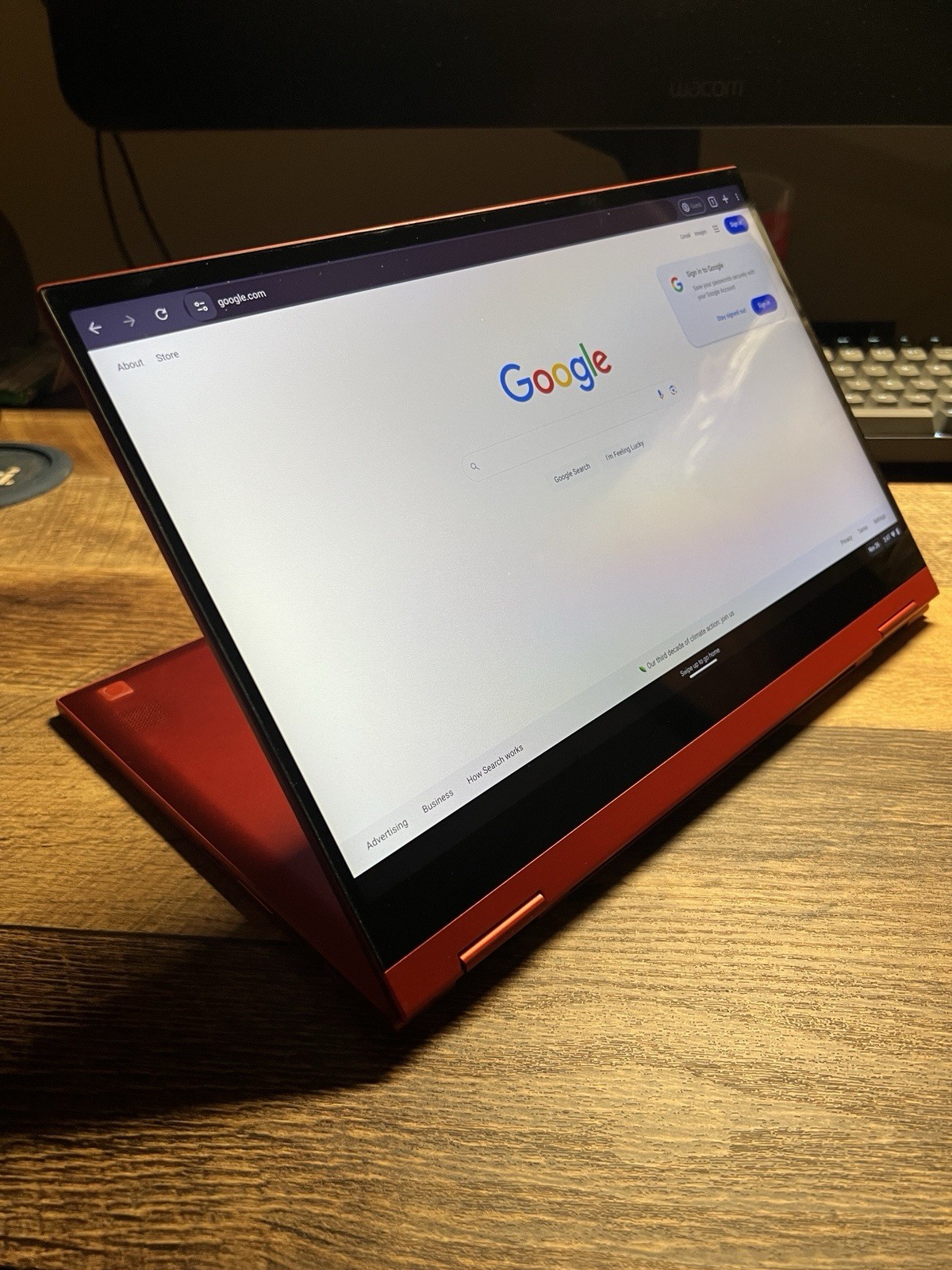 Samsung Galaxy Chromebook 2 13.3″ QLED Touch Intel Core i3 8GB 128GB Fiesta Red