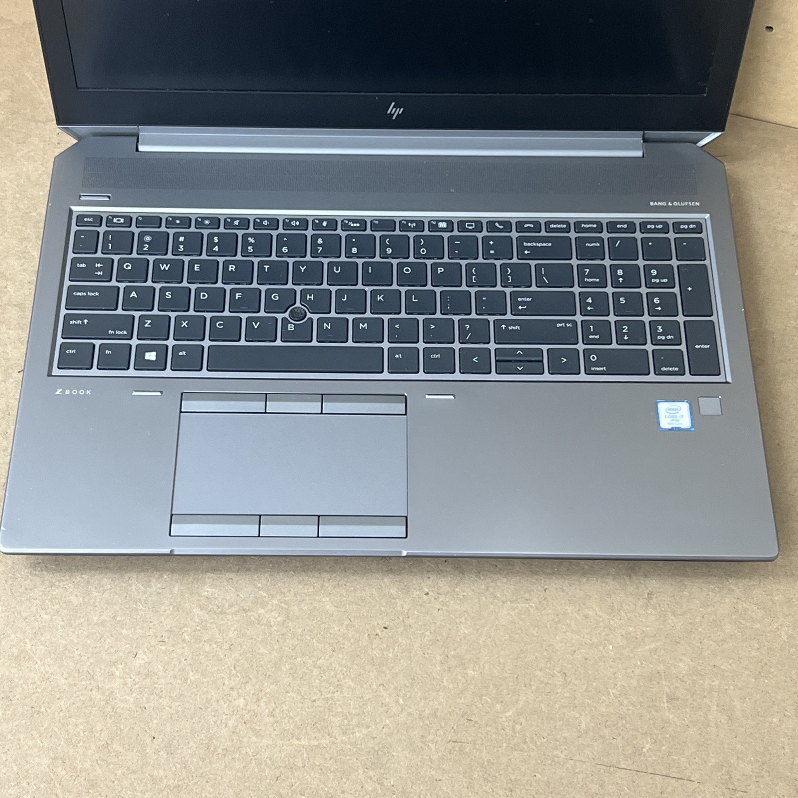 HP ZBook 15 G6 i7-9850H 2.6GHz 16gb Ram Quadro T1000- Fair *No SSD/OS, 68% Batt*
