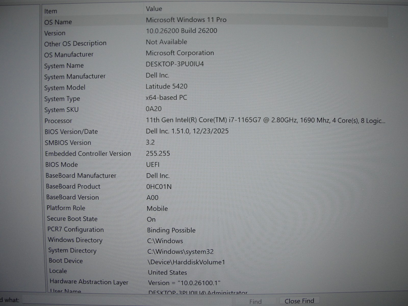 Dell Latitude 5420 14″FHD i7-1165G7 2.8GHz 16GB 512GB Win11Pro+PA