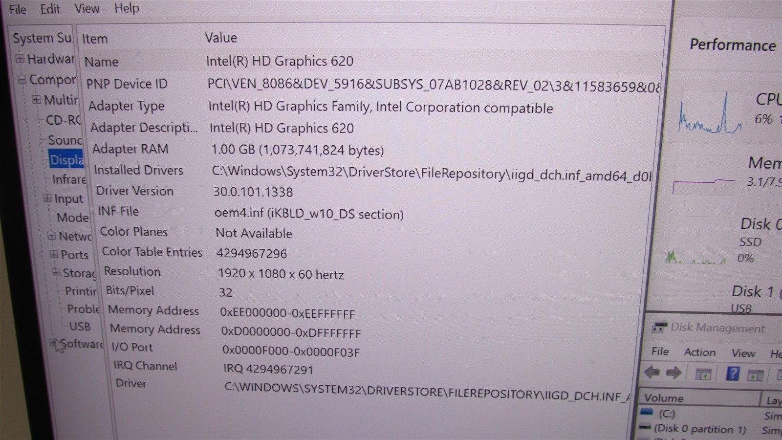 Dell Latitude 7389 i5-7300U 2.6GHz 8GB RAM 256GB m.2 14″ W11P Touch POOR BAT/KB