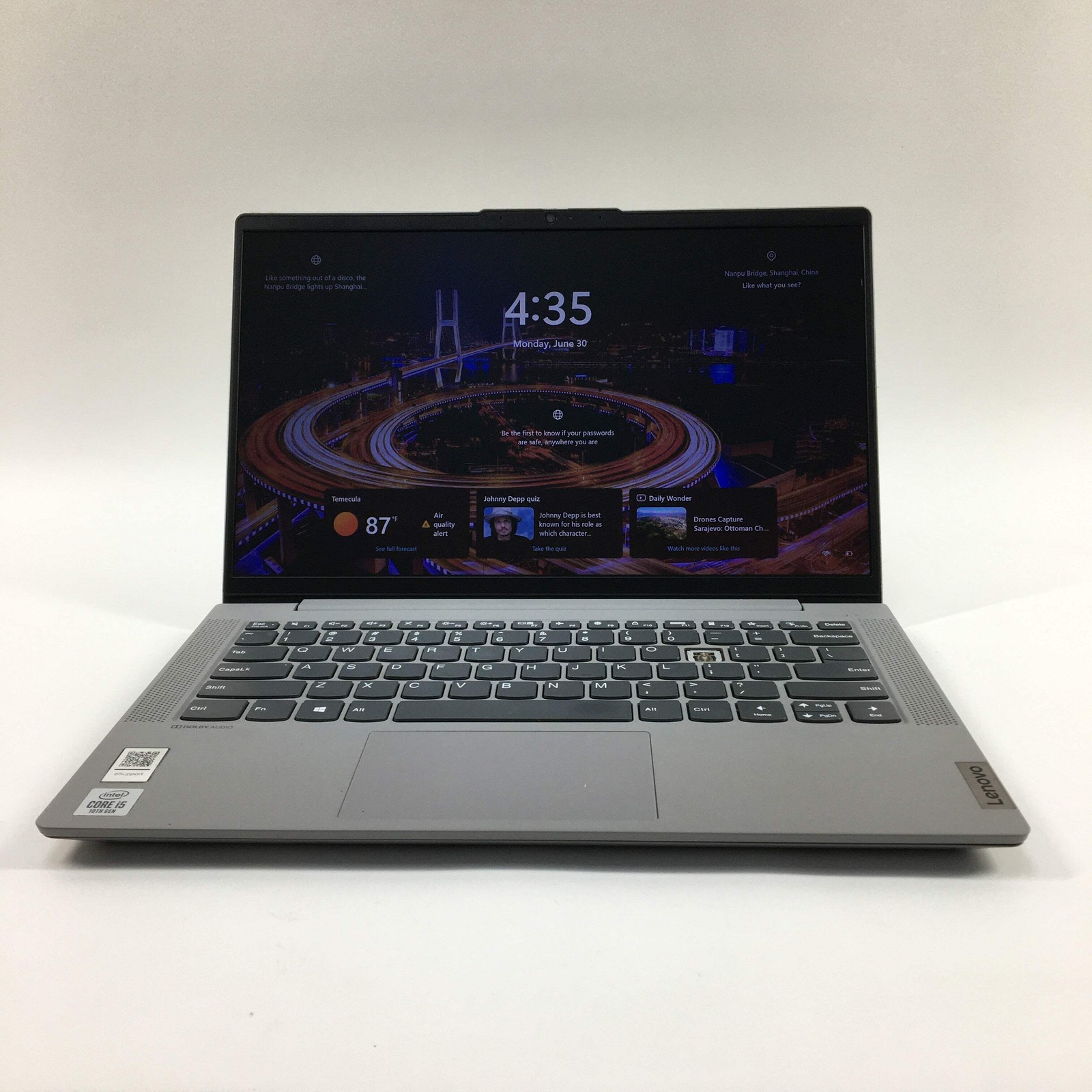Broken Lenovo Ideapad 5 14IIL05 14″ i5-1035G1 1.0GHz 8GB RAM 256GB SSD Broken P