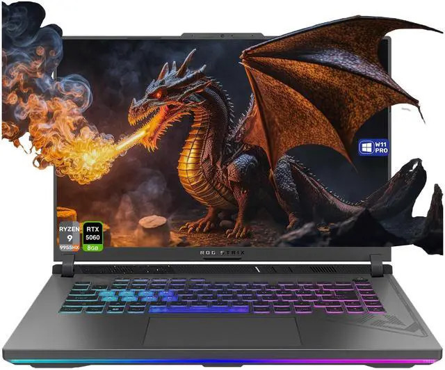 ASUS ROG Strix G18 AMD Ryzen 9-8940HX 64GB RAM 2TB PCIe SSD 18 in 2.5K 240Hz