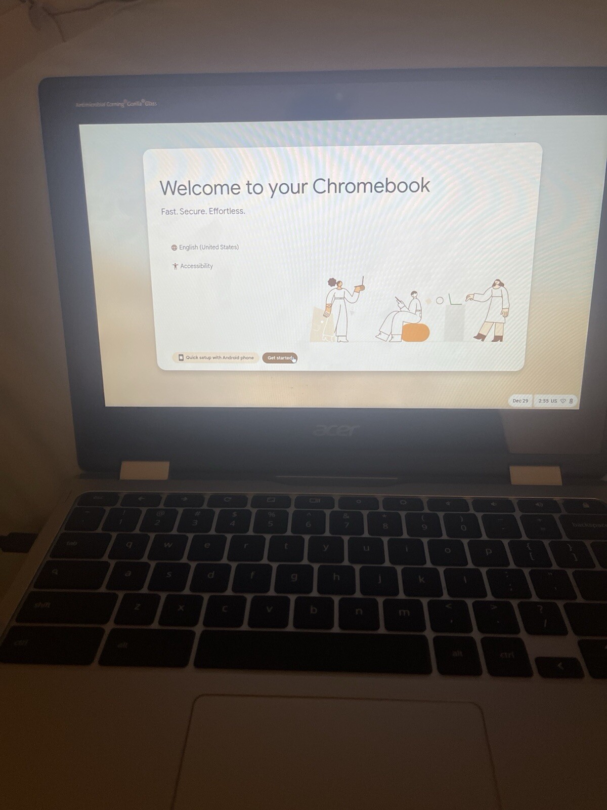 Acer Chromebook Spin 11.6-INCHES 4GB RAM 32GB eMMC Laptop 2-in-1 Touchscreen
