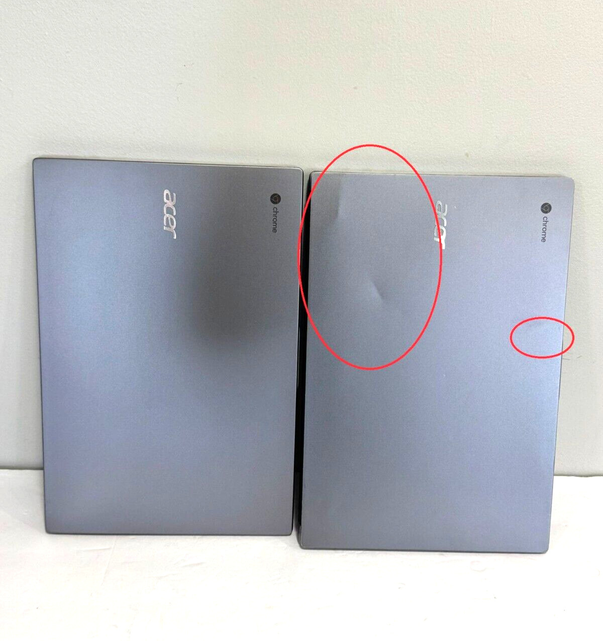 Lot of 2Acer Chromebook CB715-1W Core i3-8130U 8GB RAM 128GB SSD NO CHARGER