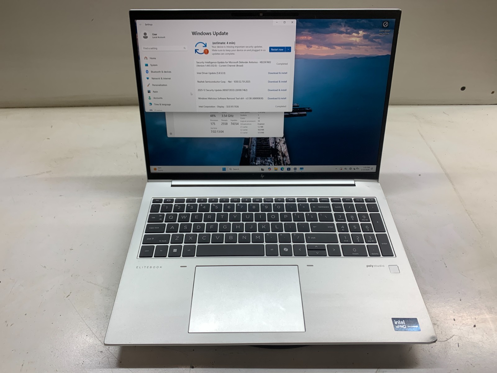 HP Elitebook 860 G11 Intel Core Ultra 7 165U 4.8GHz 16GB 512GB SSD Windows 11