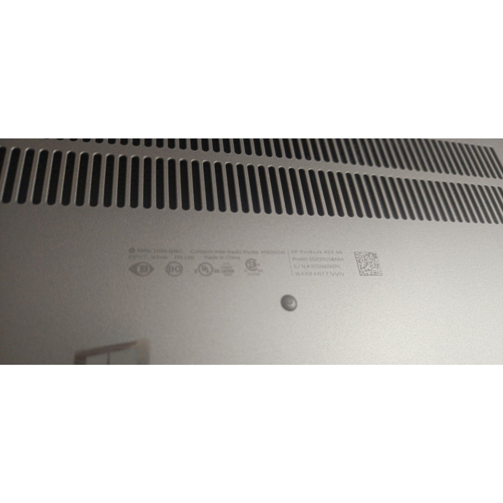 HP Probook 450 G6 | 2.3GHz Intel i3 | 8GB RAM | 500GB HDD