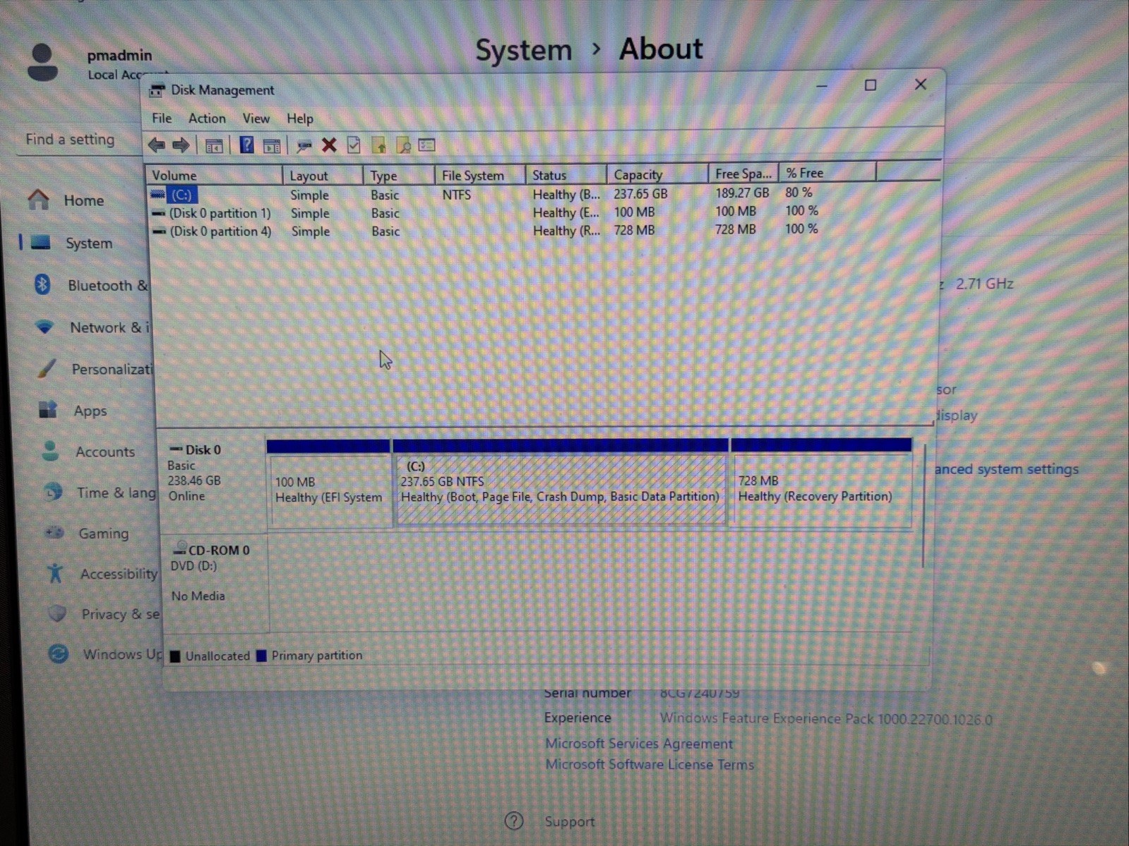 HP NoteBook 17-bs011dx 17.3″ HD+ i5-7200U 8gb Ram 256gb SSD W11 Pro Charger