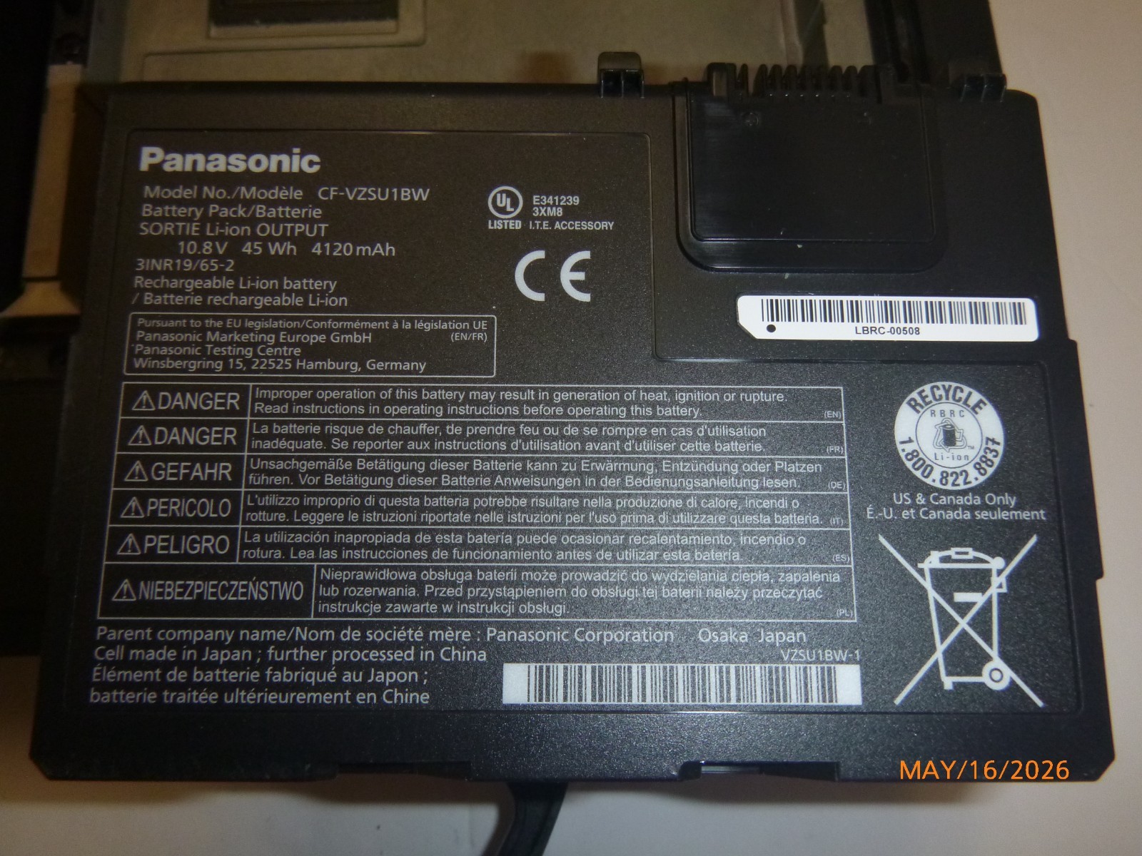Panasonic Toughbook CF-33 i7-7600U 2.8GHz 16GB 512GB – Win 11 Pro – MS Office