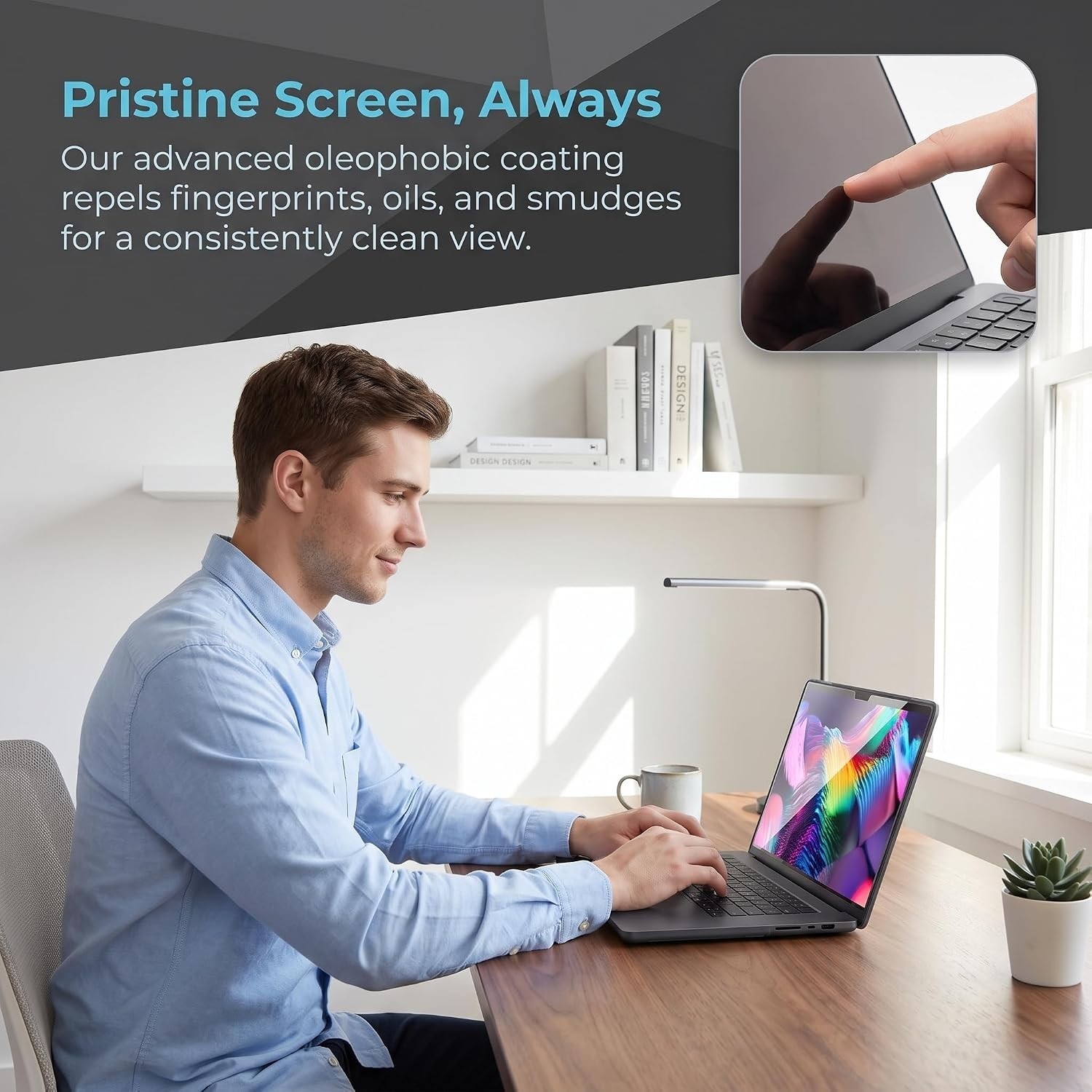 3-Pack Touchscreen Protector for Lenovo Yoga 7 / 7i 16″ 2-in-1 Gen 9 2024 Anti G