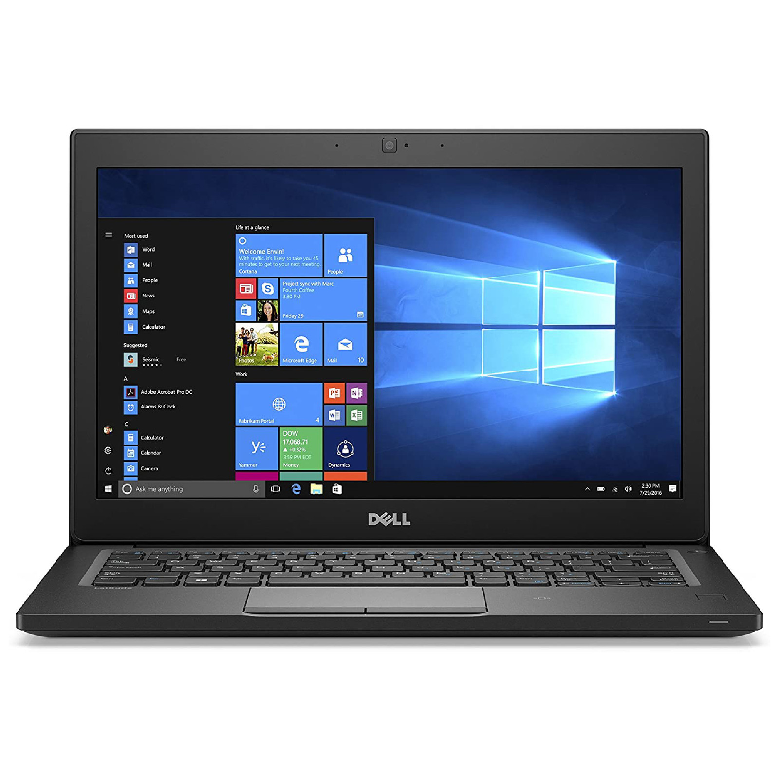 Dell Latitude 7280 12.5″ Touch i7-7300U 16GB 256GB SSD W11P (Low Battery Health)