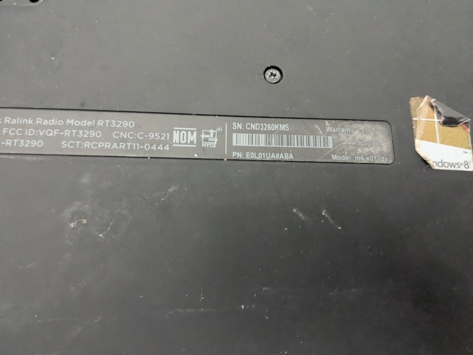 HP m6-k010dx ( E0L01UA ) ENVY Sleekbook