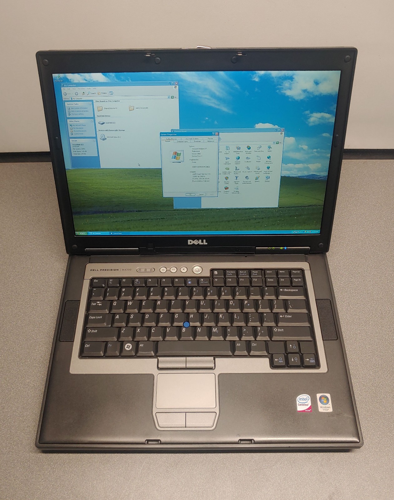 Dell Precision M4300 Intel Core 2 Duo 2.5GHz, 4GB RAM, 150GB HDD, Windows XP