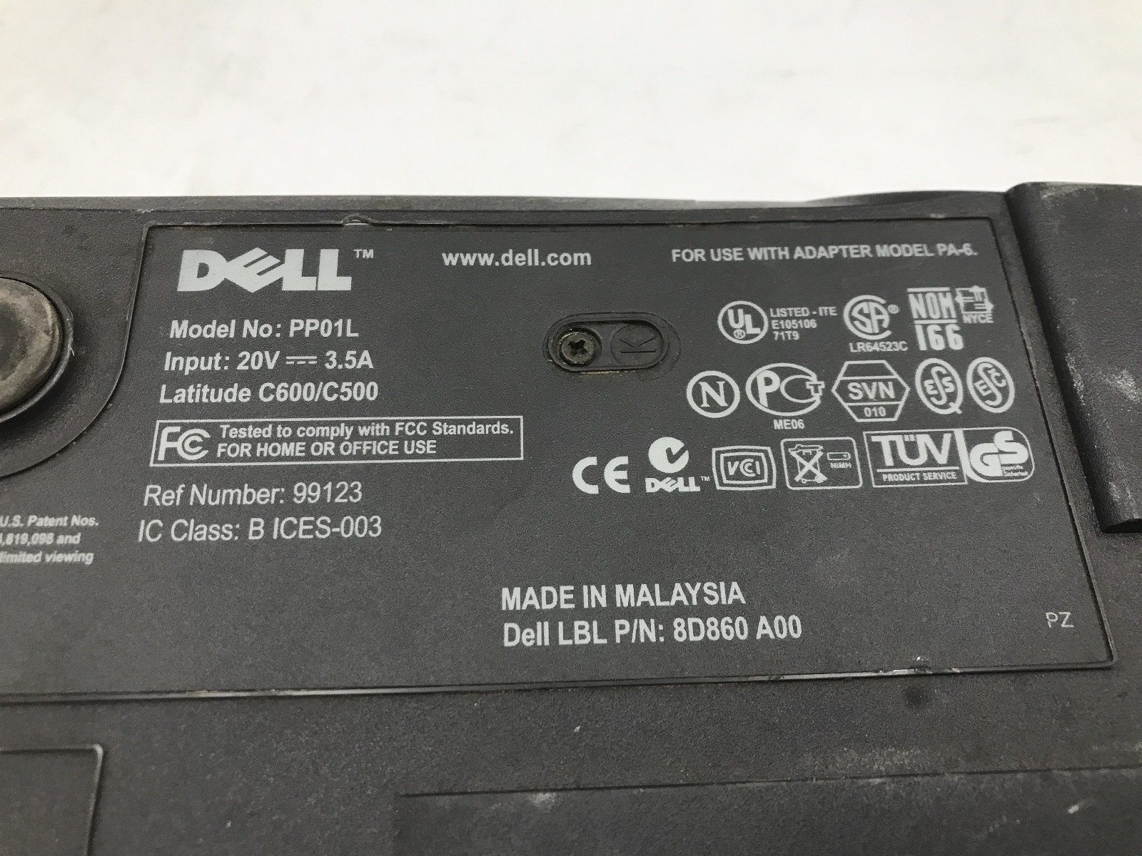 DELL LATITUDE C510 – FOR PARTS/DAMAGED – INTEL PENTIUM III – 256MB RAM -READ- BB
