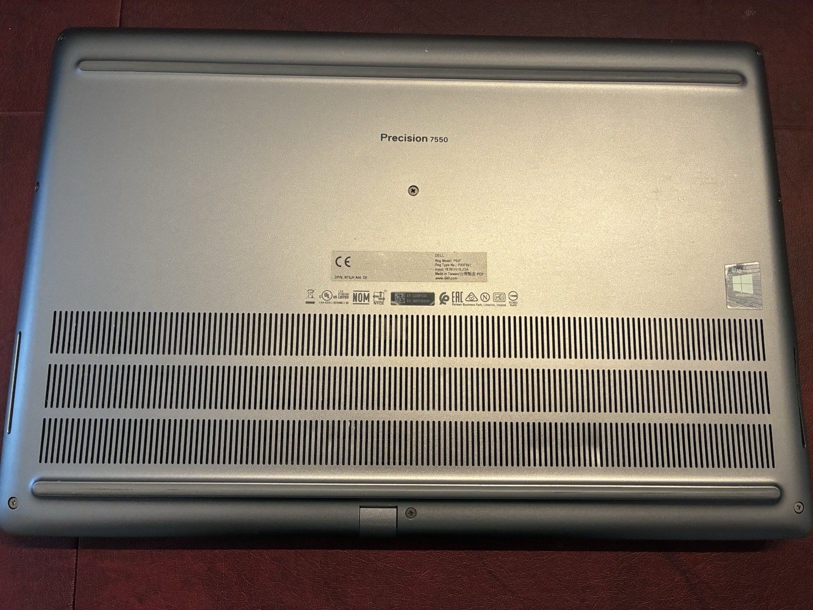 Dell Precision 7550 i7-10850H Quadro T1000 16 GB RAM No SSD Read Description