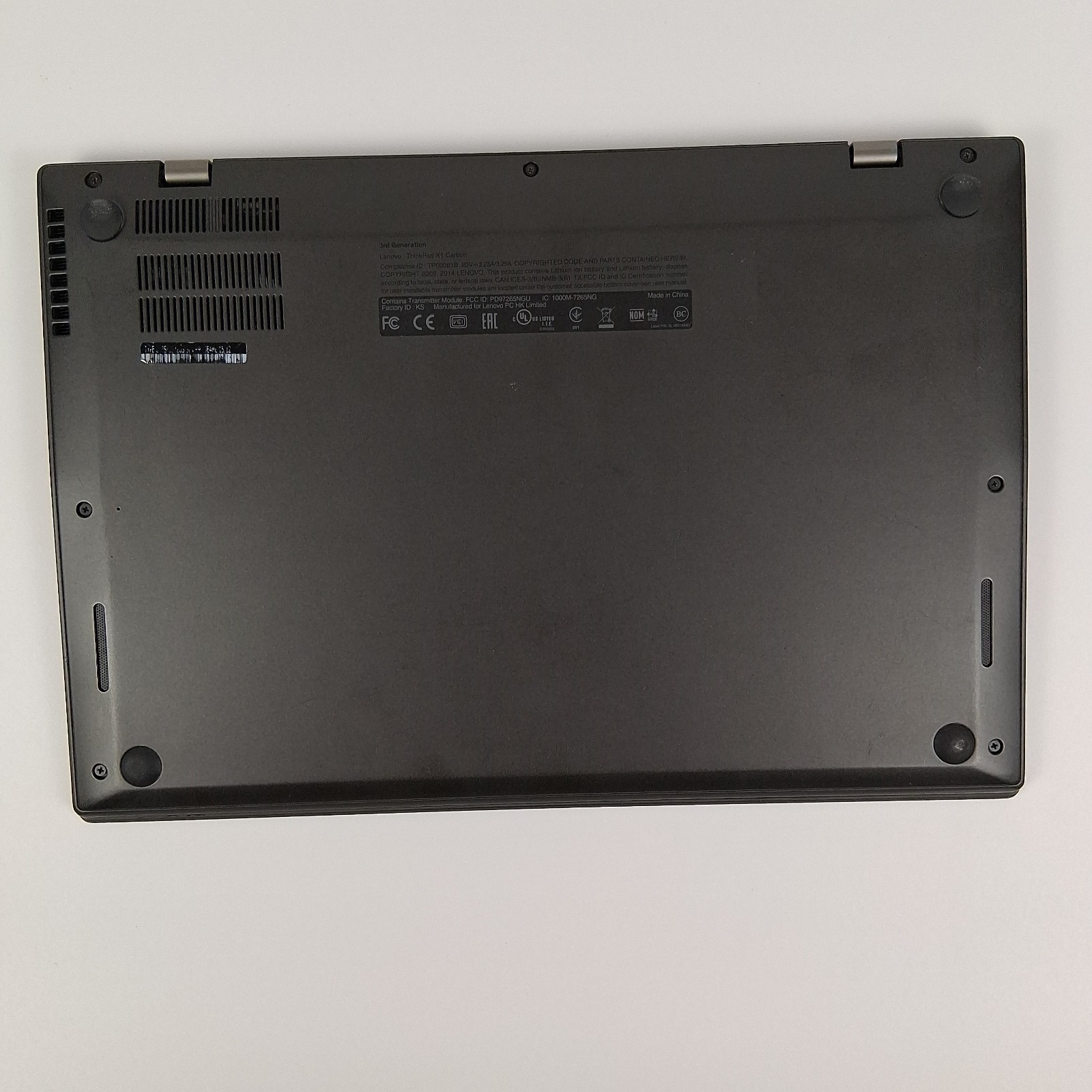 Lenovo ThinkPad X1 Carbon Gen 3 i5‑5300U 8GB 256GB SSD Linux Mint Installed