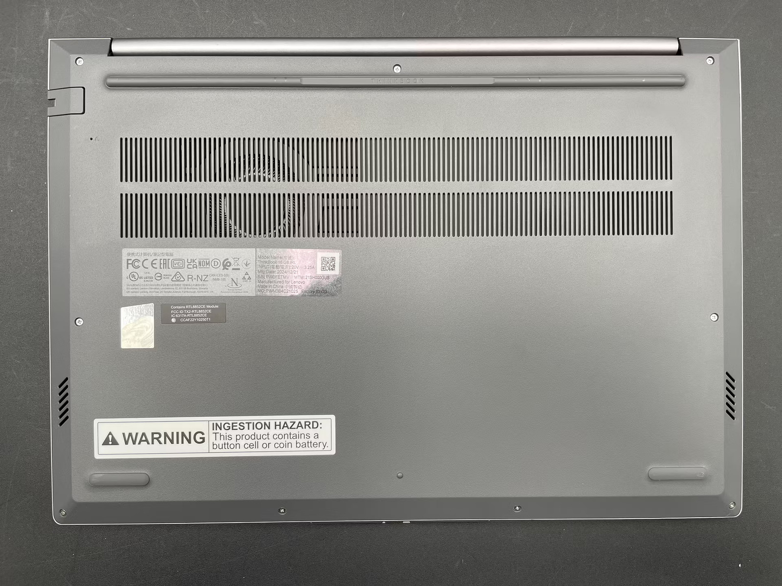 Lenovo ThinkBook 16 G8 IRL Used 16″ (Core 5 210H-16GB-512 GB NVMe)