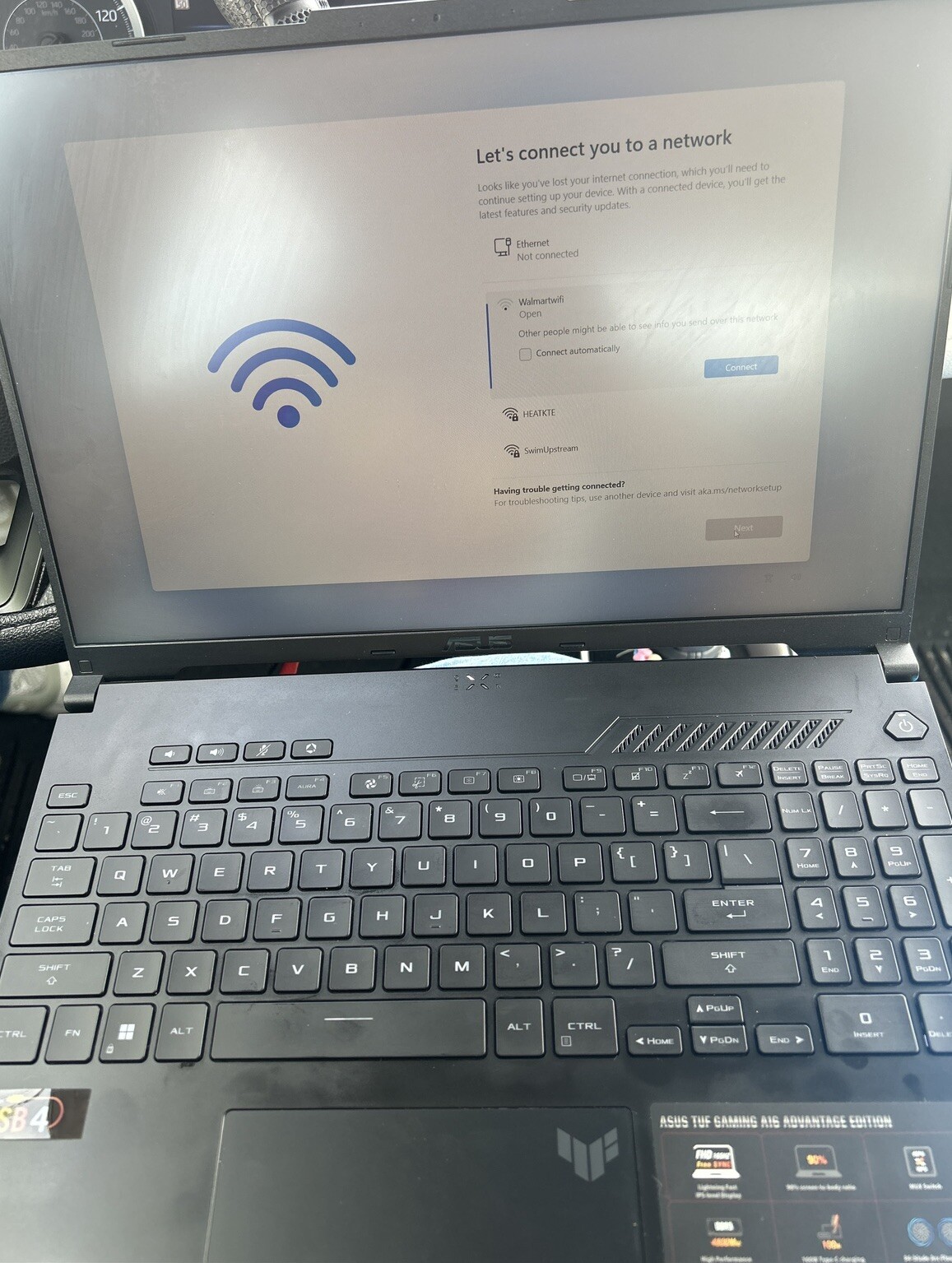 ASUS TUF Gaming A16 16 in (512GB SSD, AMD Ryzen 7, 3.2GHz, 16GB RAM, AMD Radeon