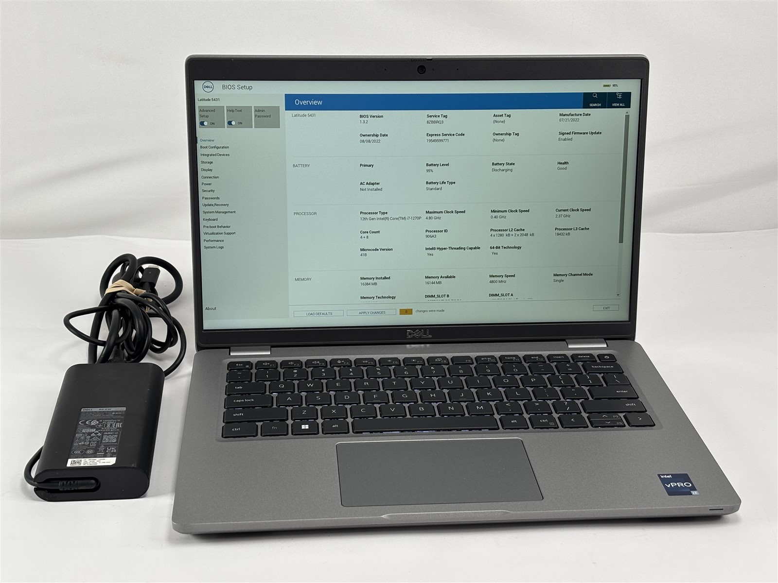 Dell Latitude 5431 14″ i7-1270P 16GB 256GB SSD FHD USB-C Laptop