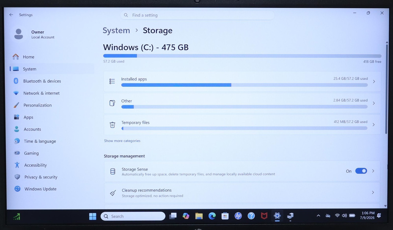 HP Laptop 14-ep0199nr Core i7-1355U 1.7GHz 16GB 512GB 14″ W11H