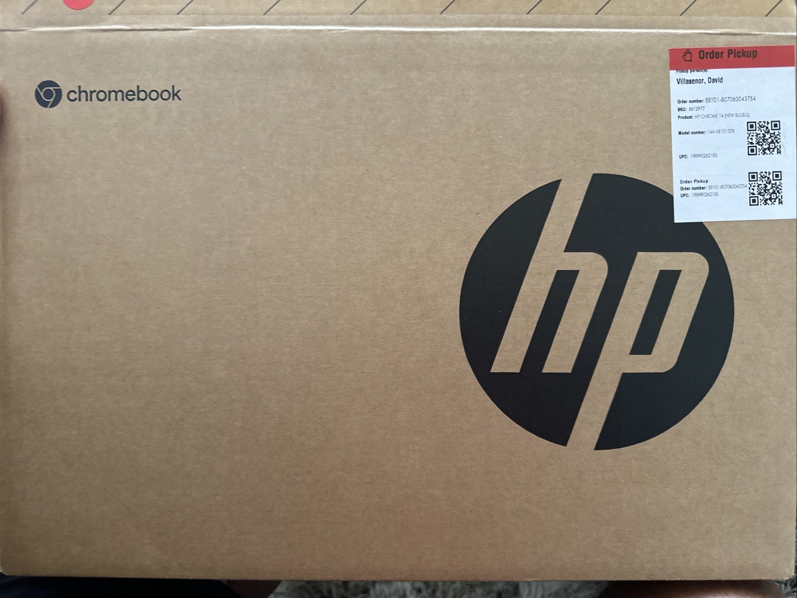 New HP – 14″ Chromebook – Intel Celeron – 4GB Memory – 64GB eMMC, Expedited Ship