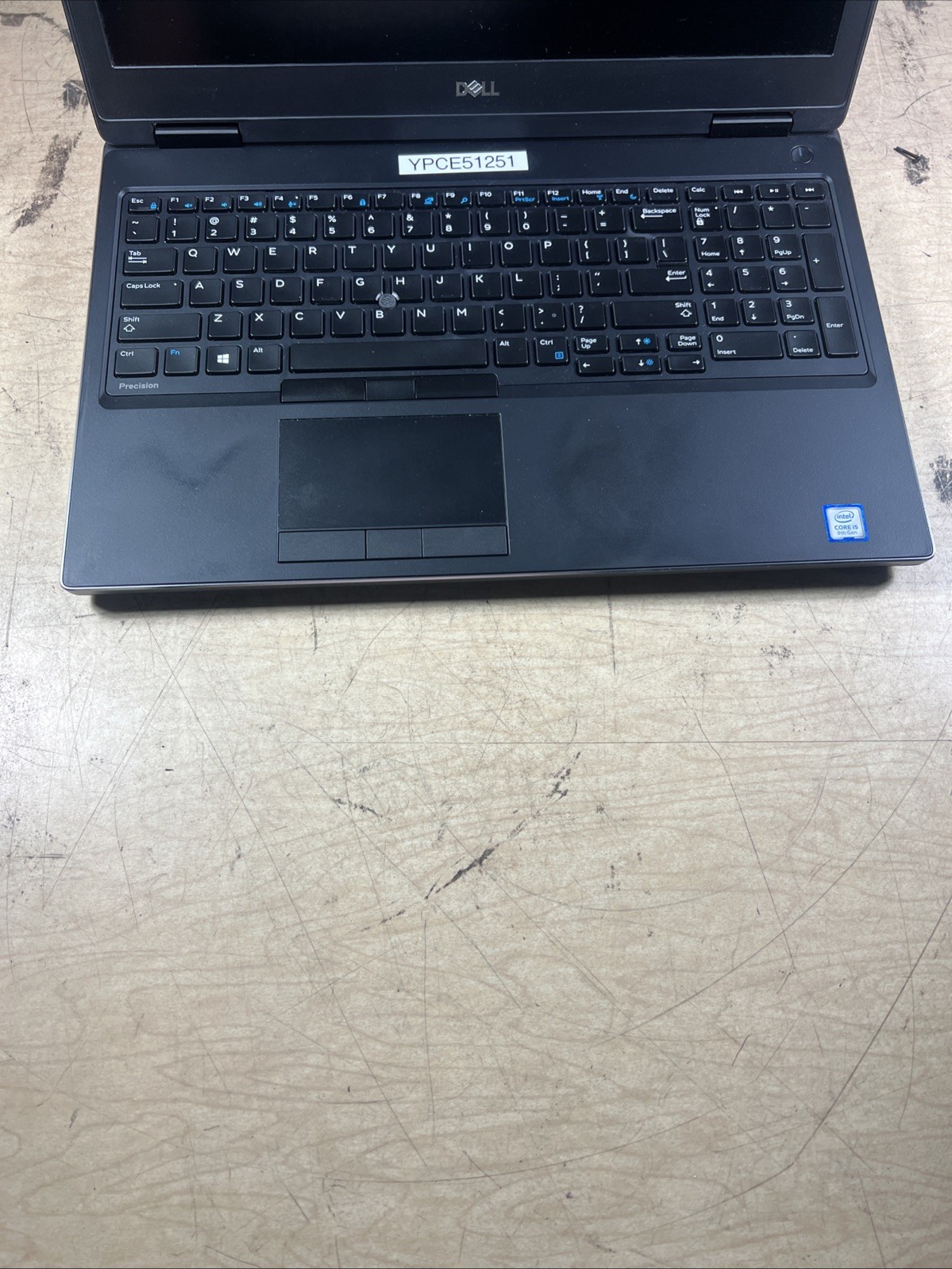 DELL PRECISION 7530 INTEL CORE I5-8300H 2.30GHZ 24GB RAM **NO HD/ NO CADDIE
