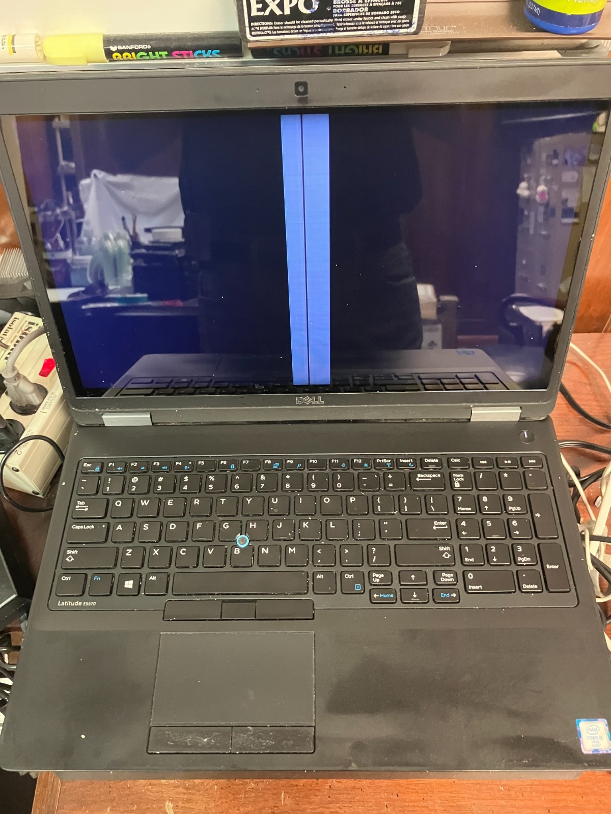 Dell Latitude E5570, Intel Core i5-6440HQ @ 2.60 GHz, 8GB NO HDD FOR PARTS